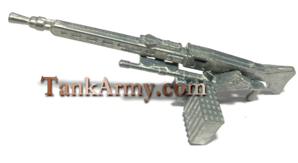 Metal machine gun (7.5cm long) [magazine not attached]